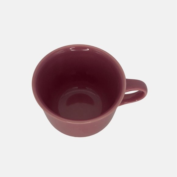Nancy Calhoun Solid Color Dark Rose China Ceramic Coffee Cup / Mug 2.75" Japan - Picture 2 of 6